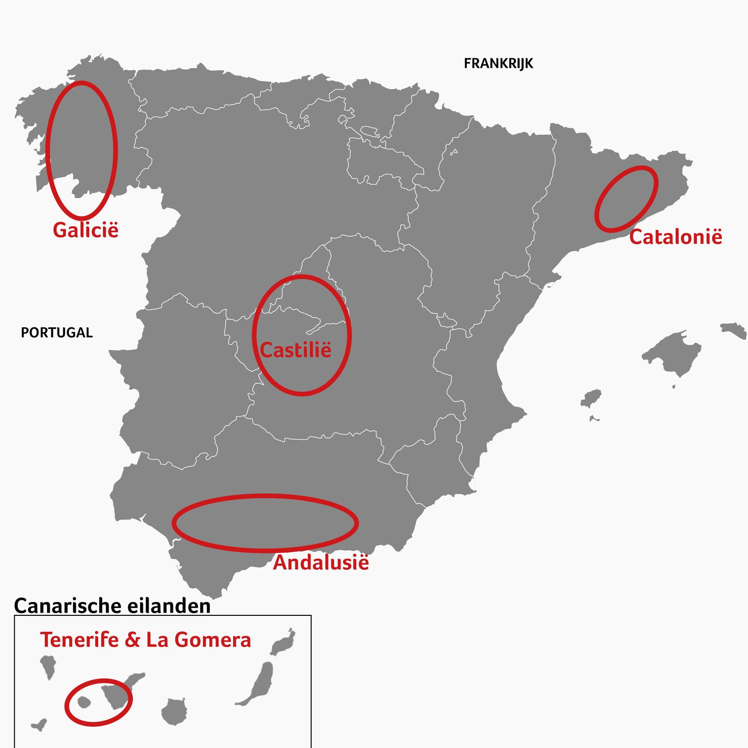 Welke regio in Spanje moet jij bezoeken? Bekijk onze kiesgids! Joker